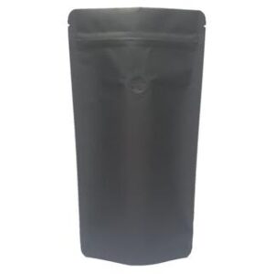Black Kraft paper Doypack without Aluminum