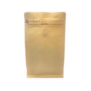 Black Flat Bottom Coffee Bag Without Alu