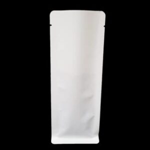 White Kraftpaper with Side Gusset
